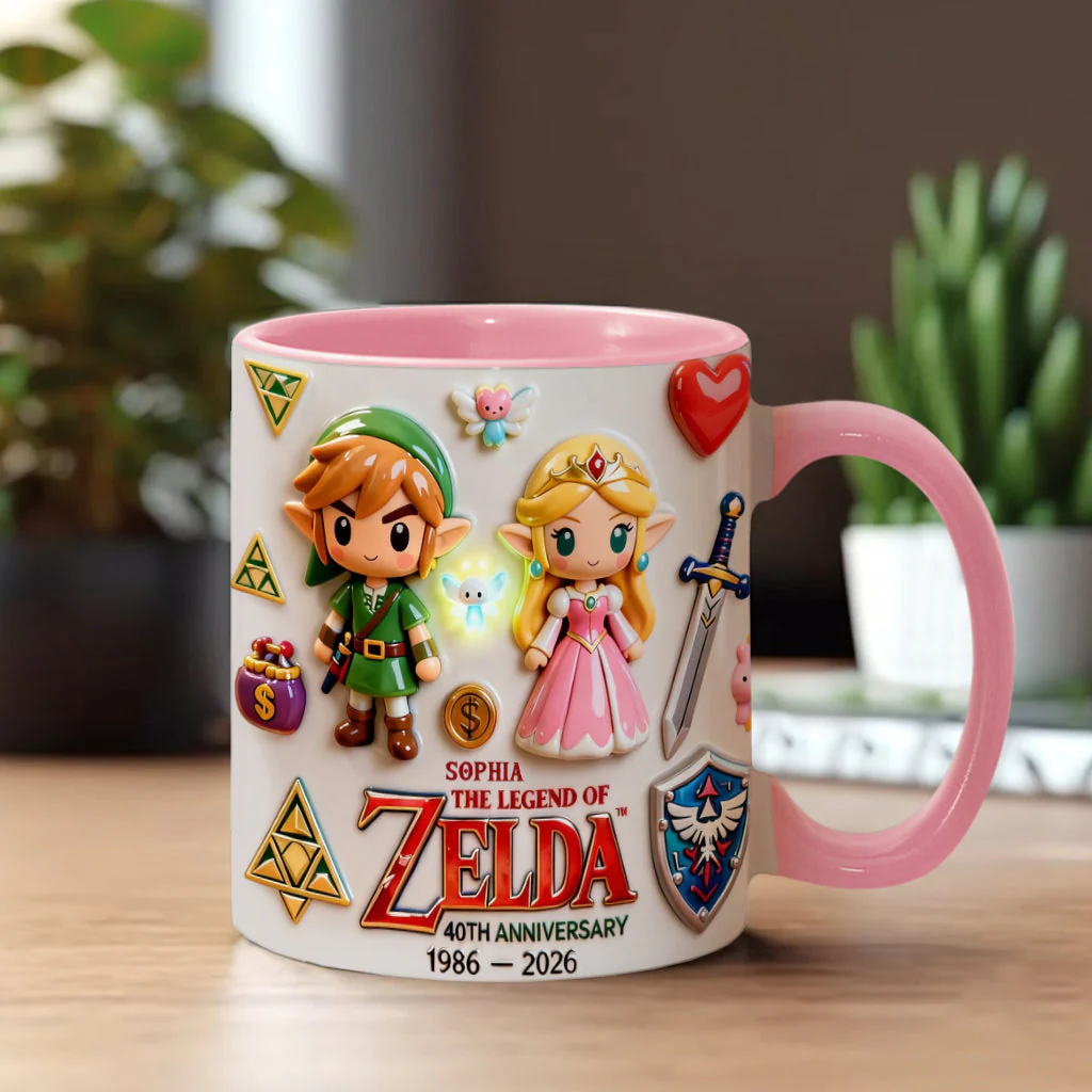 LoZd Celebrate 40th Anniversary - Personalized Accent Mug - Gift For Movie Fans NL122 - Image 2