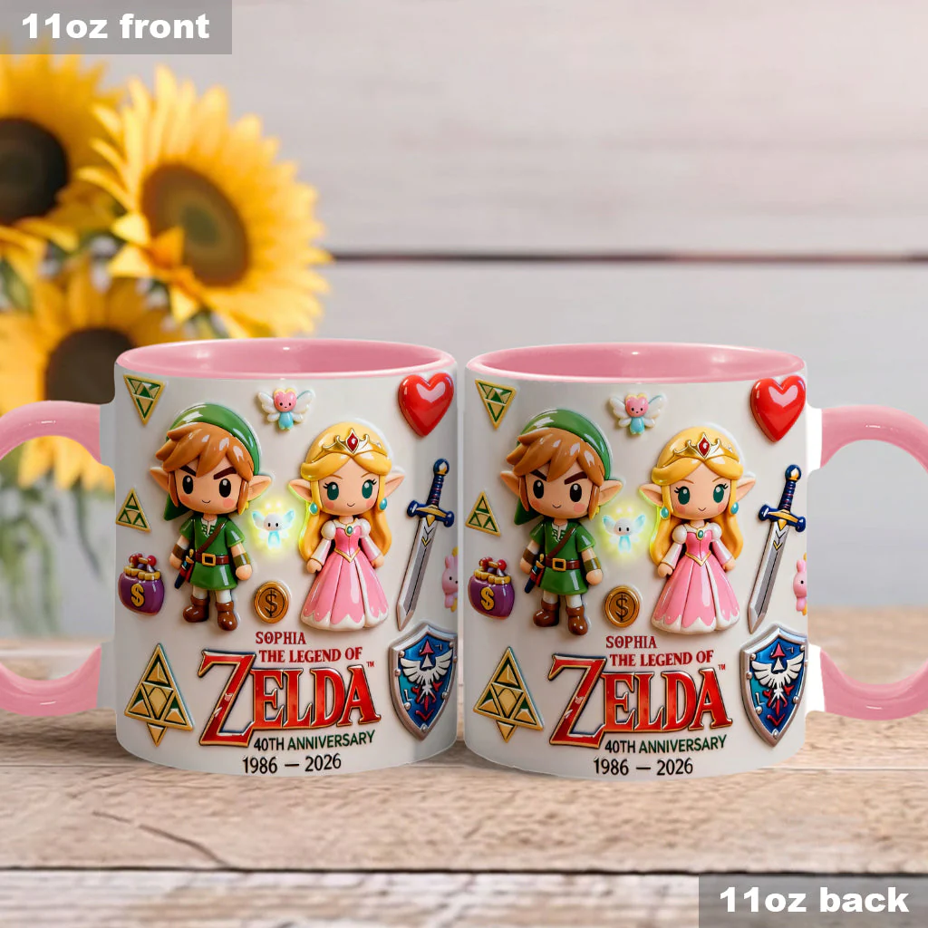 LoZd Celebrate 40th Anniversary - Personalized Accent Mug - Gift For Movie Fans NL122 - Image 3
