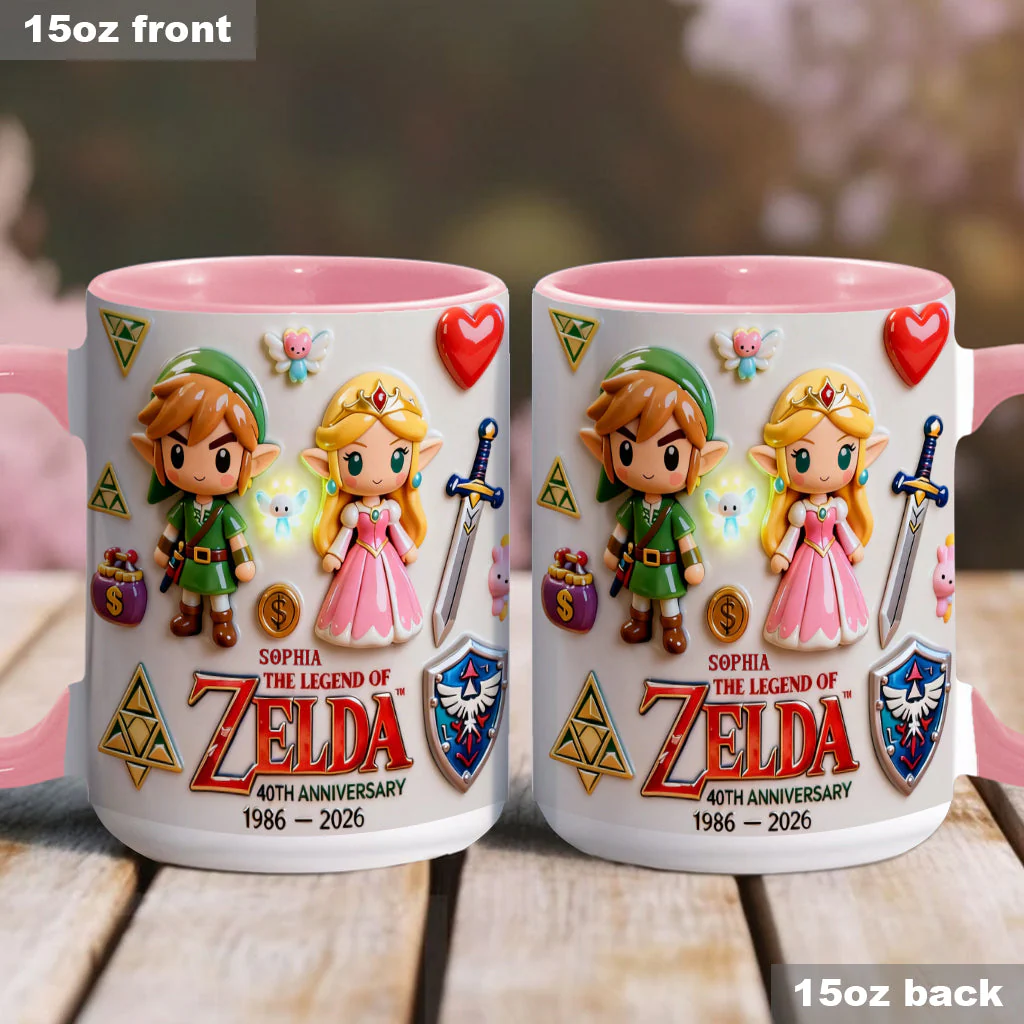 LoZd Celebrate 40th Anniversary - Personalized Accent Mug - Gift For Movie Fans NL122 - Image 4
