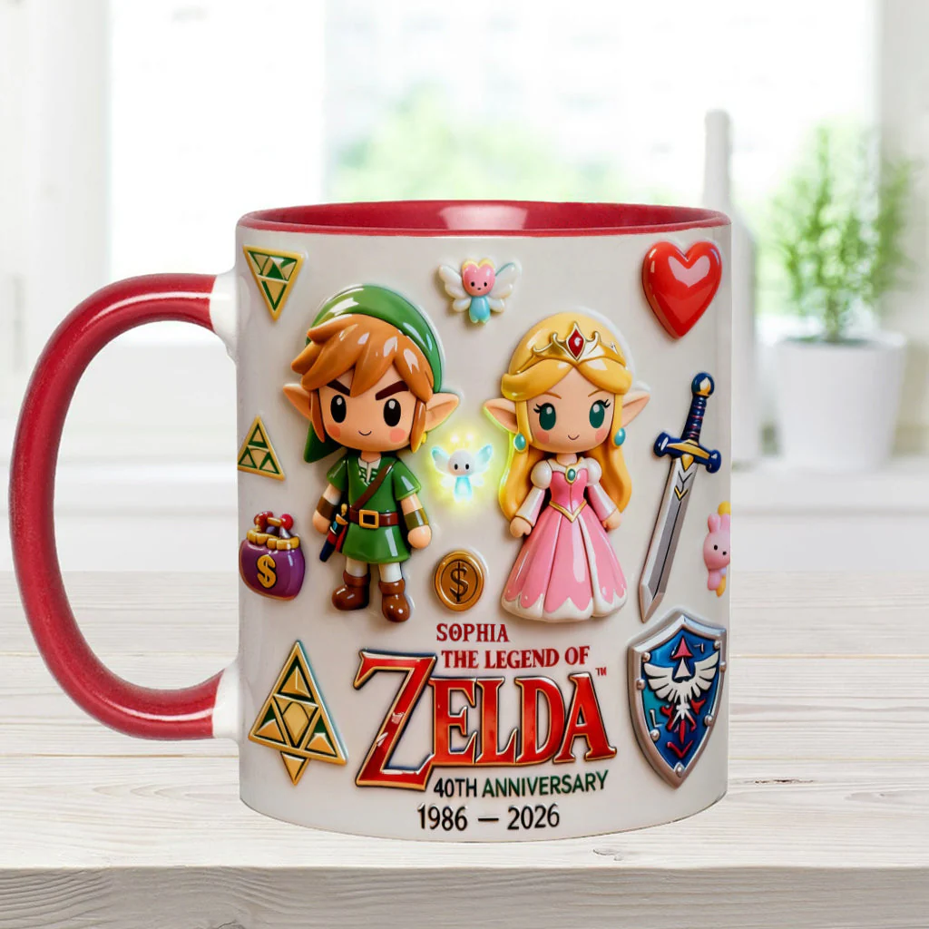 LoZd Celebrate 40th Anniversary - Personalized Accent Mug - Gift For Movie Fans NL122 - Image 7
