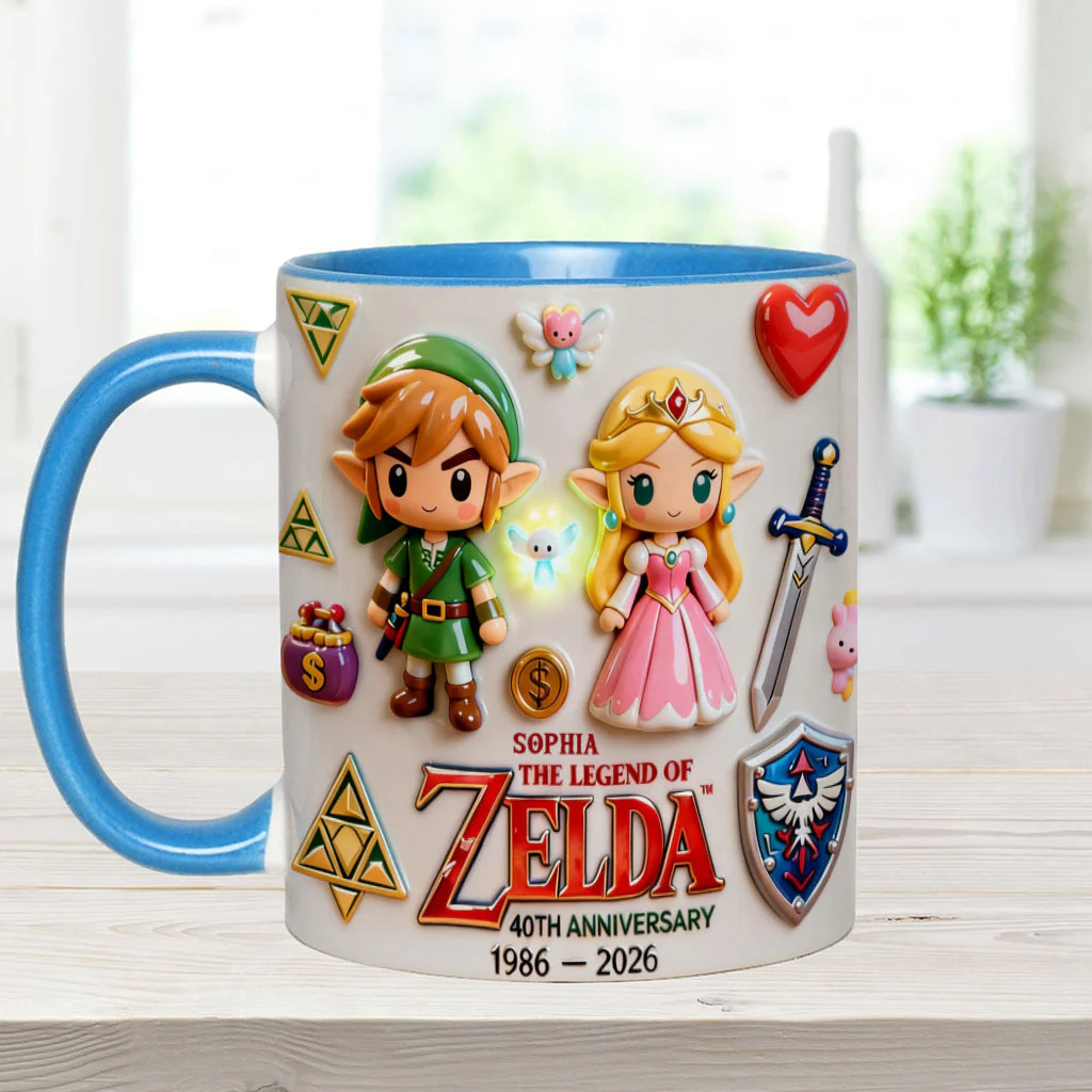LoZd Celebrate 40th Anniversary - Personalized Accent Mug - Gift For Movie Fans NL122 - Image 9