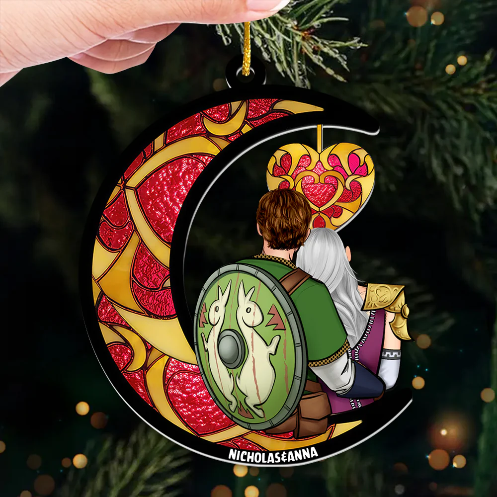 LoZd Kissing Couple Christmas - Personalized Acrylic Ornament - Gift For Couples TD118 CU5081314