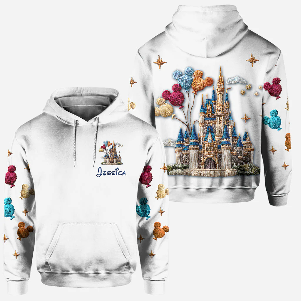 Magical Castle - Personalized Hoodie and Leggings NL122 - Image 2