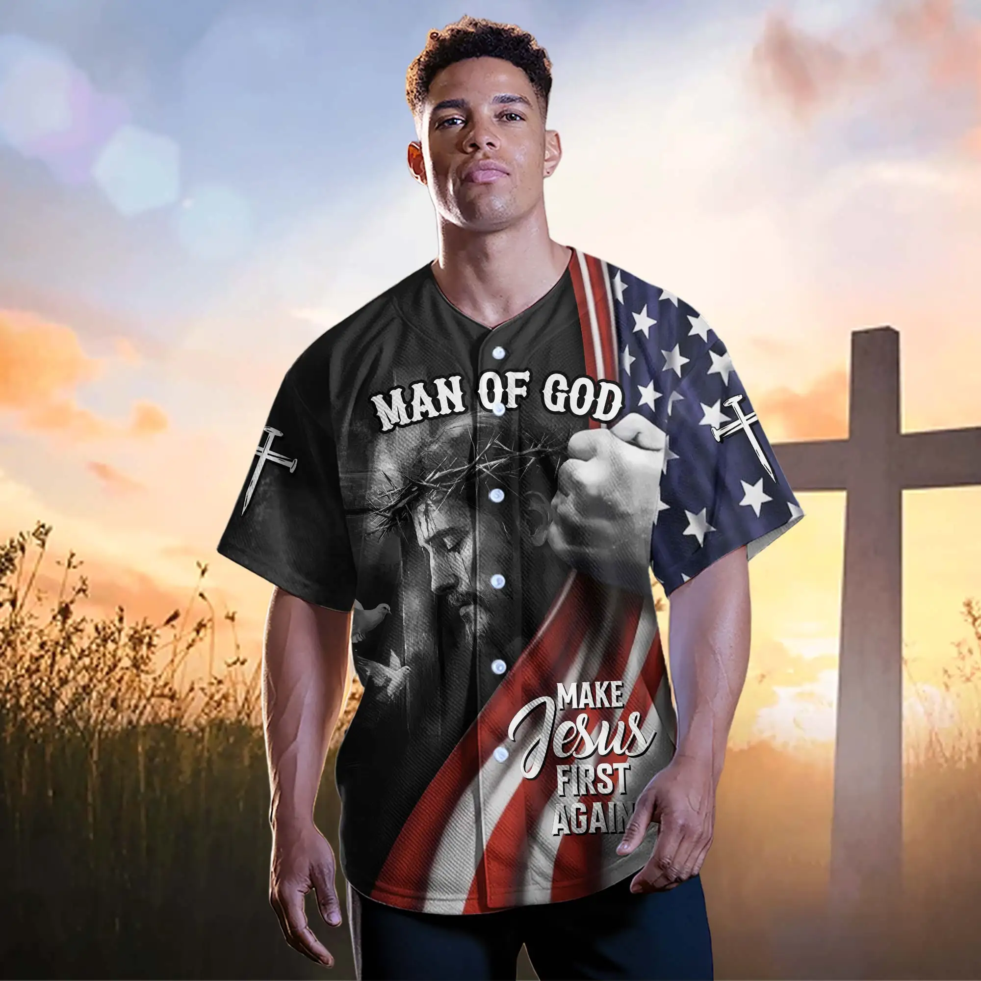 Make Jesus First Again Baseball Jersey Bundle - Image 11