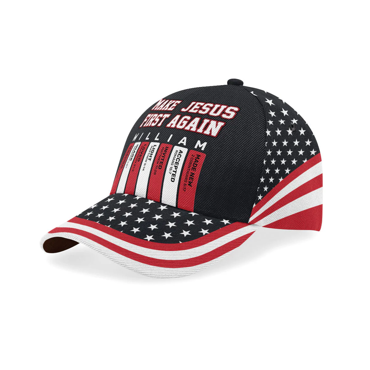 Make Jesus First Again - Personalized Classic Cap - Gift For Him - Image 3