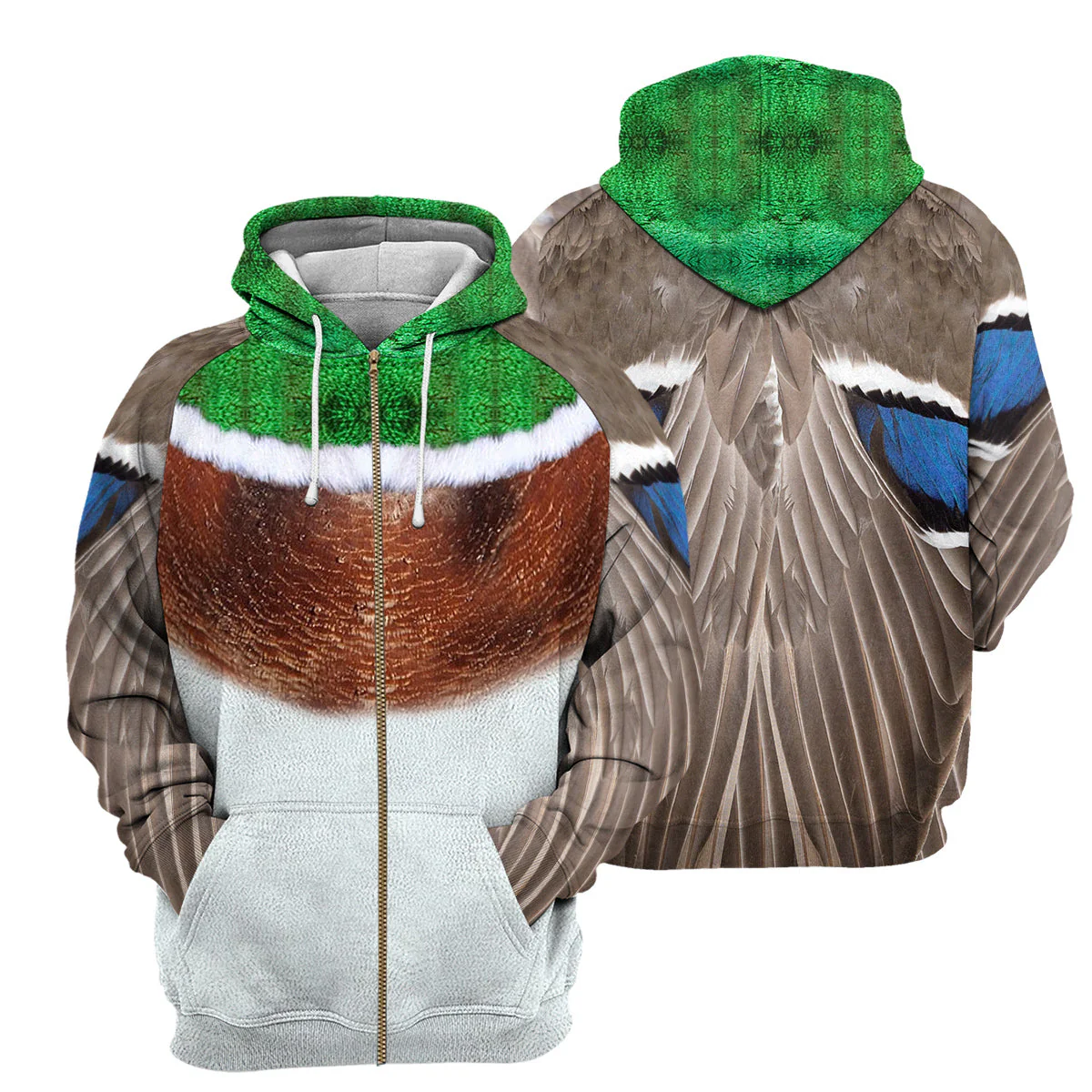 Mallard 3D All Over Printed Hoodie For Men, Women - Image 2