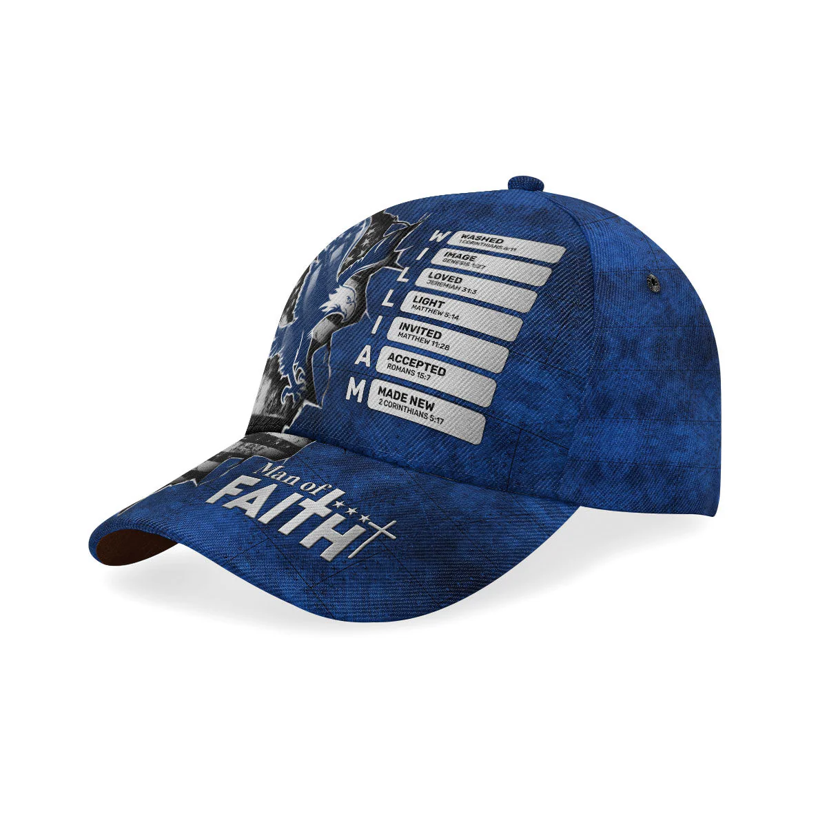 Man Of Faith - Personalized Classic Cap - Gift For Dad, Husband, Grandpa | HN02 - Image 2