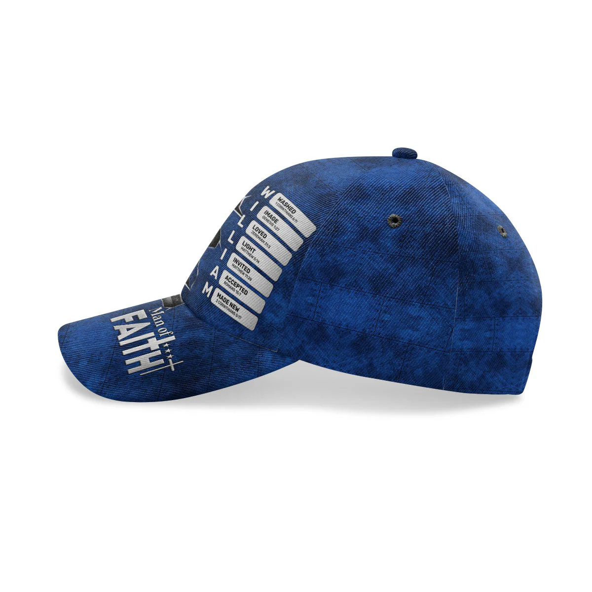 Man Of Faith - Personalized Classic Cap - Gift For Dad, Husband, Grandpa | HN02 - Image 3
