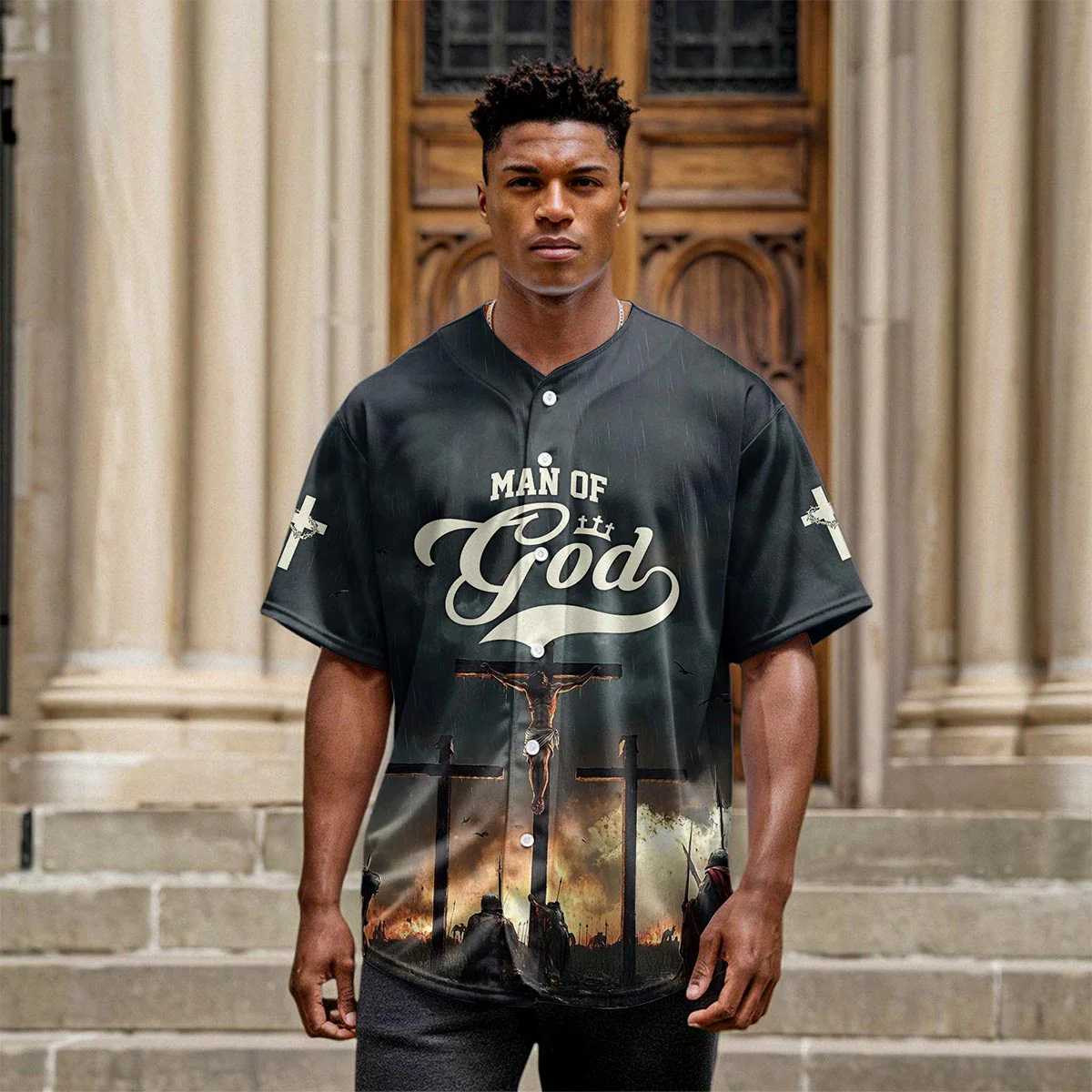 Man Of God Cross Baseball Jersey Bundle - Image 10