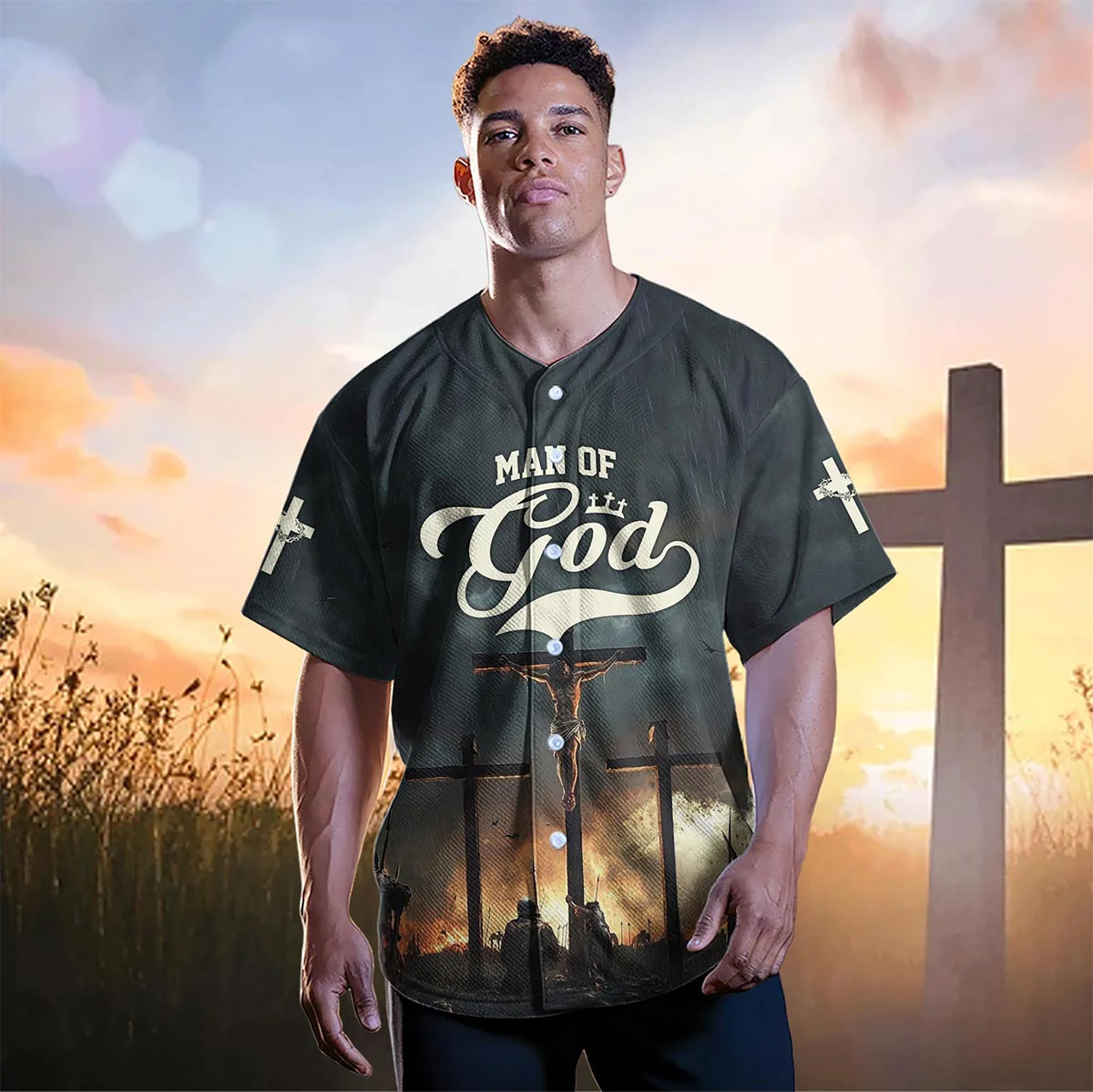 Man Of God Cross Baseball Jersey Bundle - Image 11