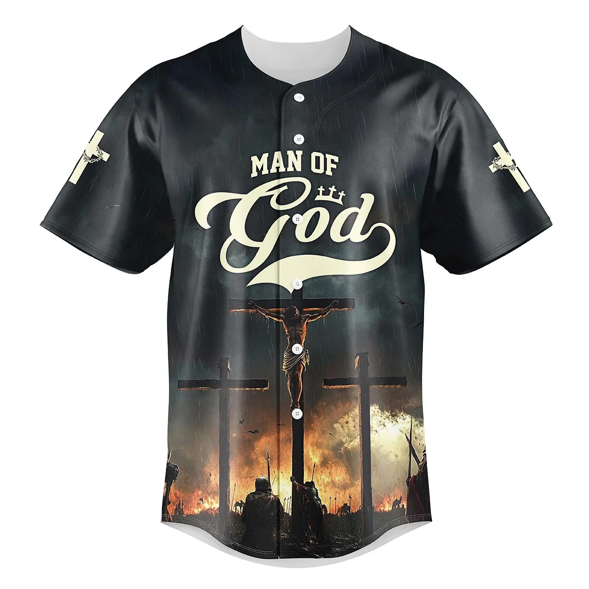 Man Of God Cross Baseball Jersey Bundle - Image 3