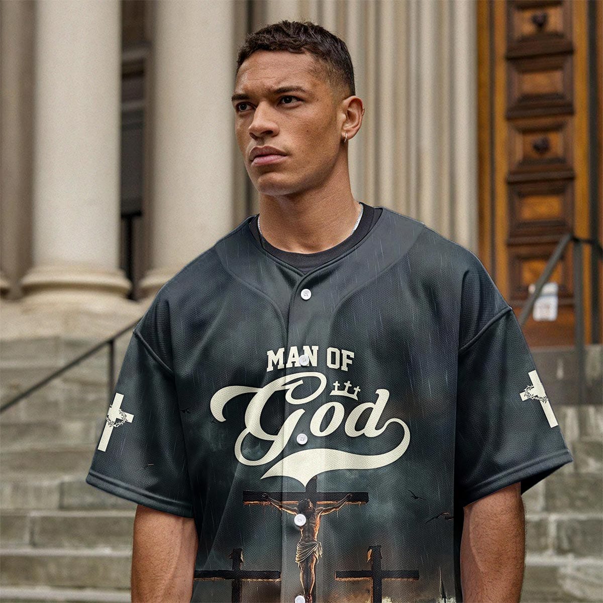 Man Of God Cross Baseball Jersey Bundle - Image 8