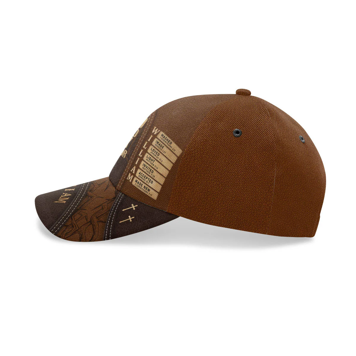 Man Of God Husband Daddy Protector Hero - Personalized Classic Cap - Image 5