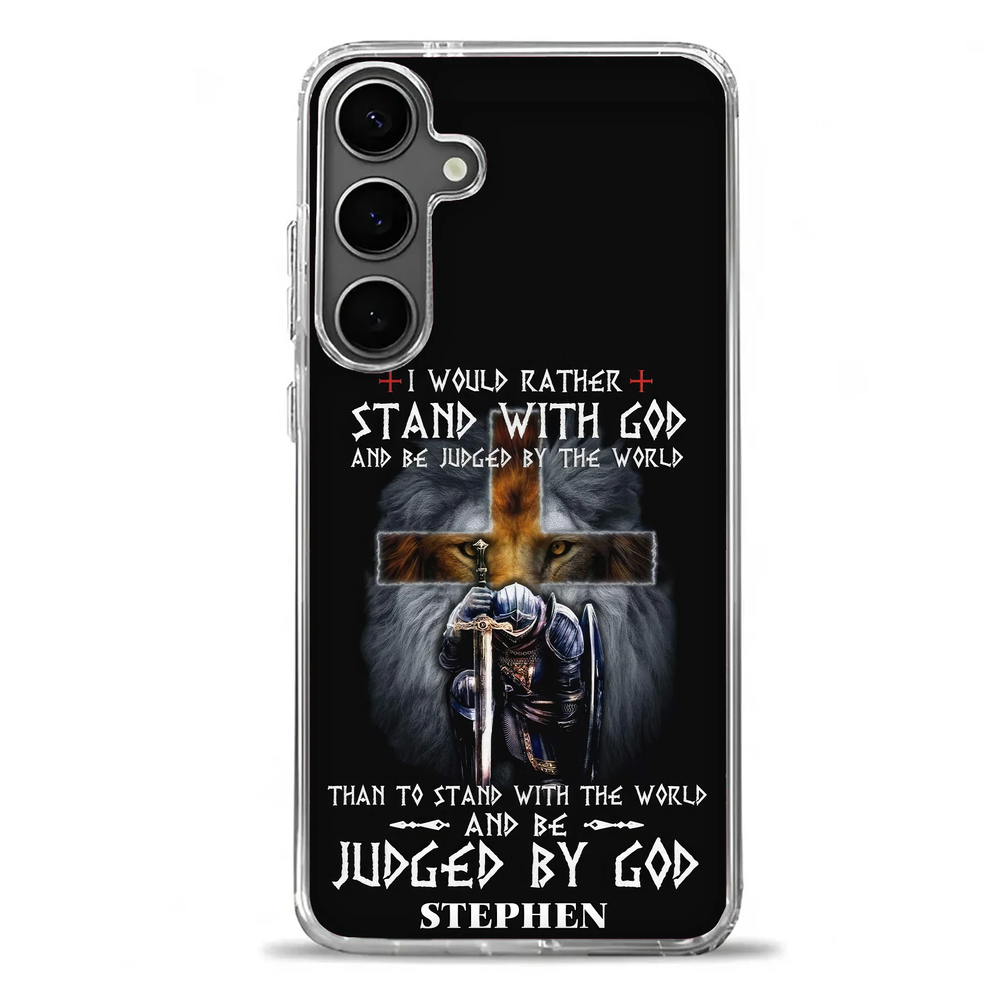Man Of God I Would Rather Stand With God - Personalized Phone Case TD118 - Image 2