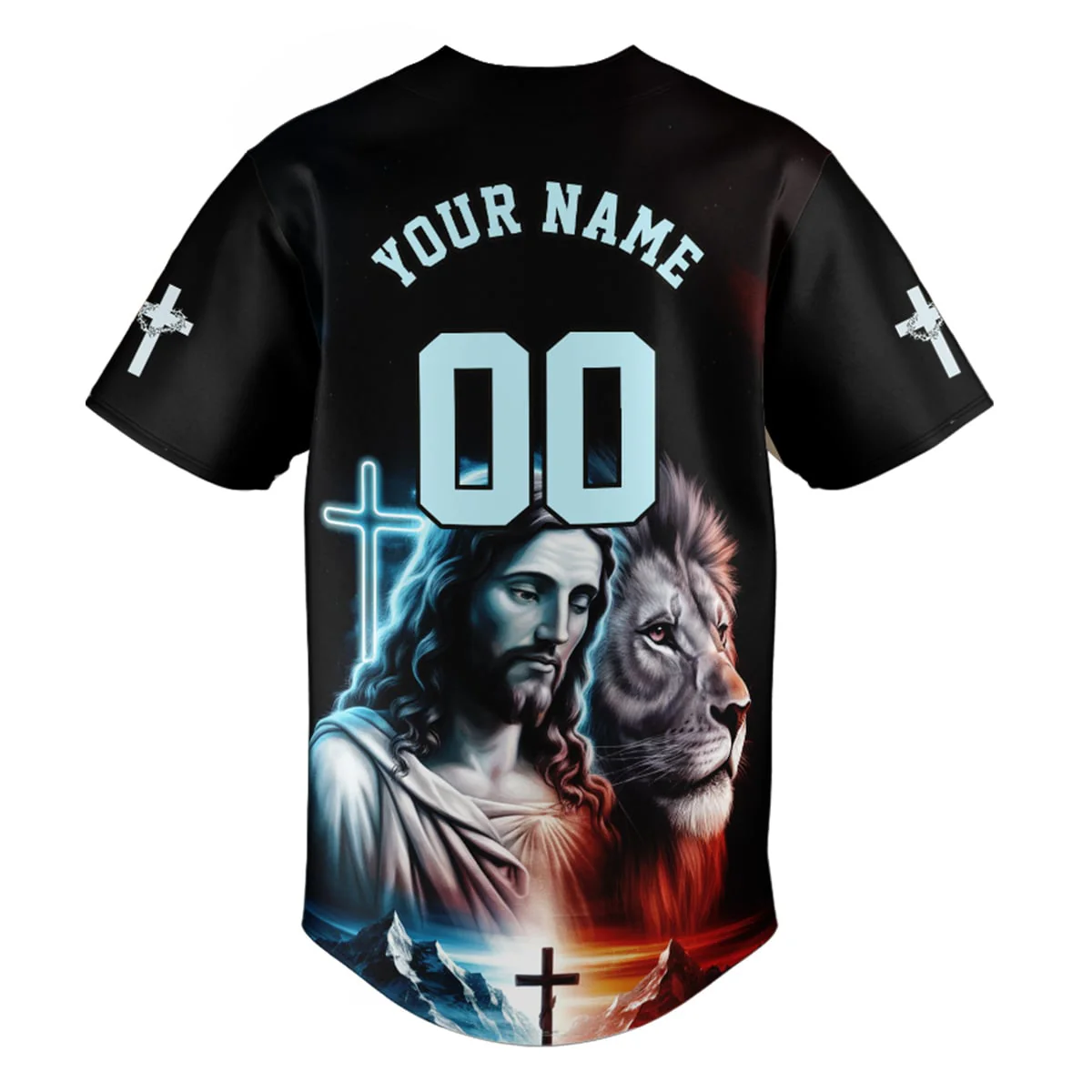 Man of god Jesus and Lion Baseball Jersey Bundle - Image 4