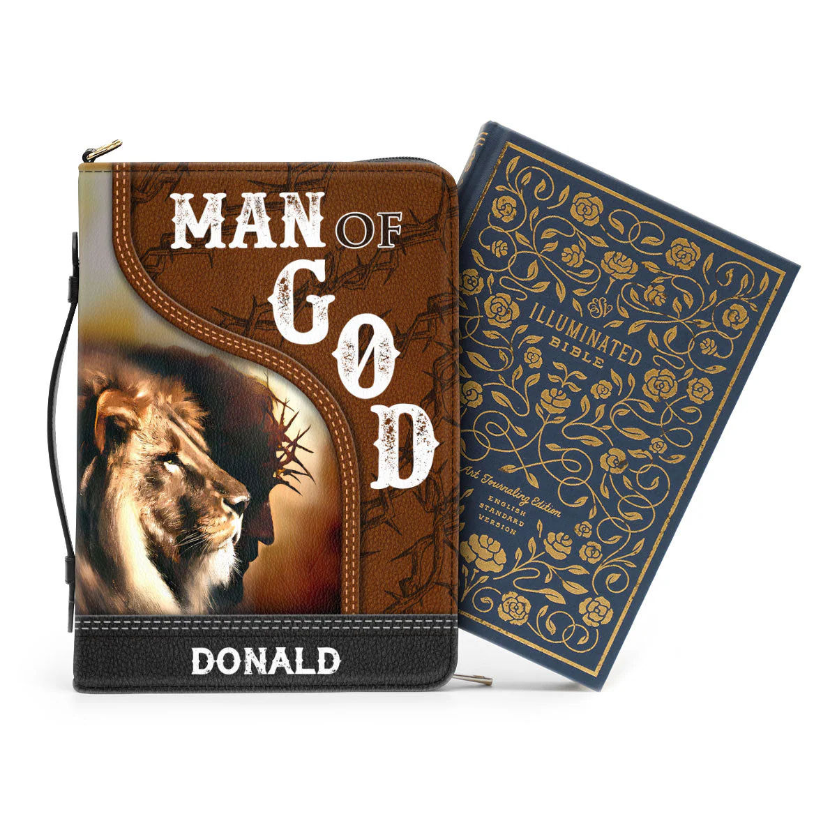 Man Of God - Personalized Bible Cover - Image 2