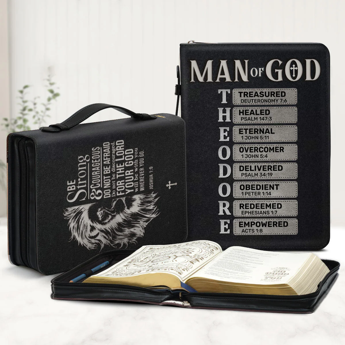 Man Of God - Personalized Bible Cover TD118