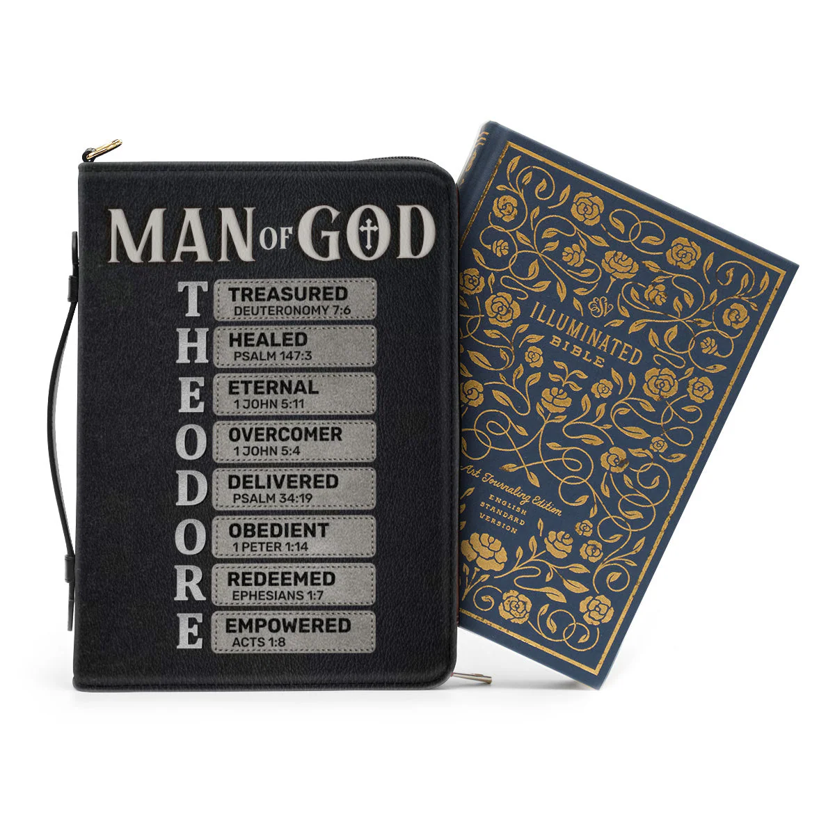 Man Of God - Personalized Bible Cover TD118 - Image 2