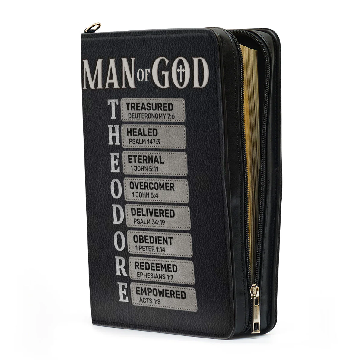 Man Of God - Personalized Bible Cover TD118 - Image 3