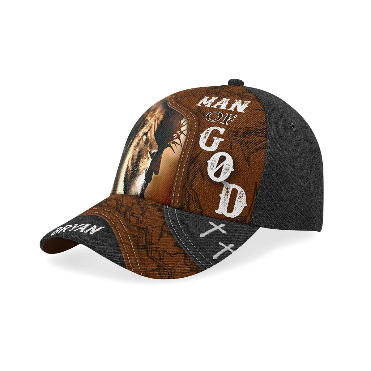 Man Of God - Personalized Classic Cap - Image 2