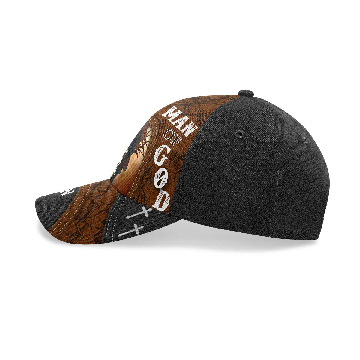 Man Of God - Personalized Classic Cap - Image 3