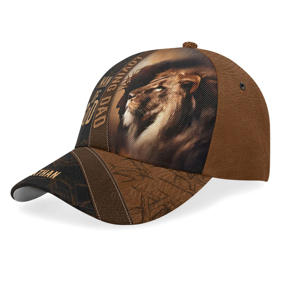 Man Of God - Personalized Classic Cap - Gift For Dad, For Grandpa HL128 - Image 2