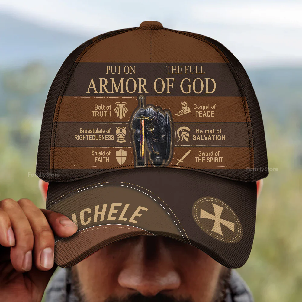 Man Of God - Personalized Classic Cap - Gift for Men, Dad, Grandpa, Husband - NH96 - Image 2