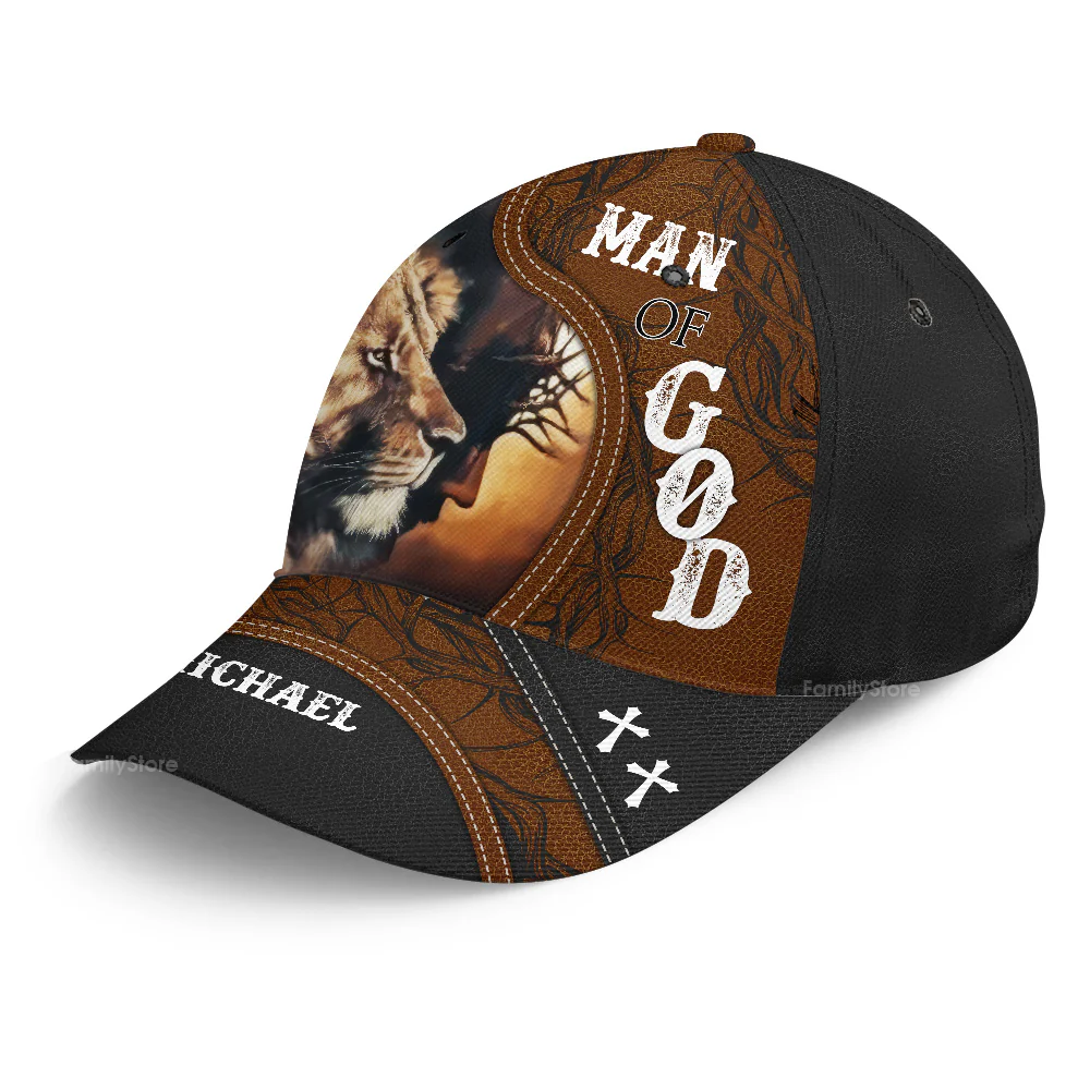 Man Of God - Personalized Classic Cap - Gift for Men, Dad, Grandpa, Husband - NH96 - Image 6