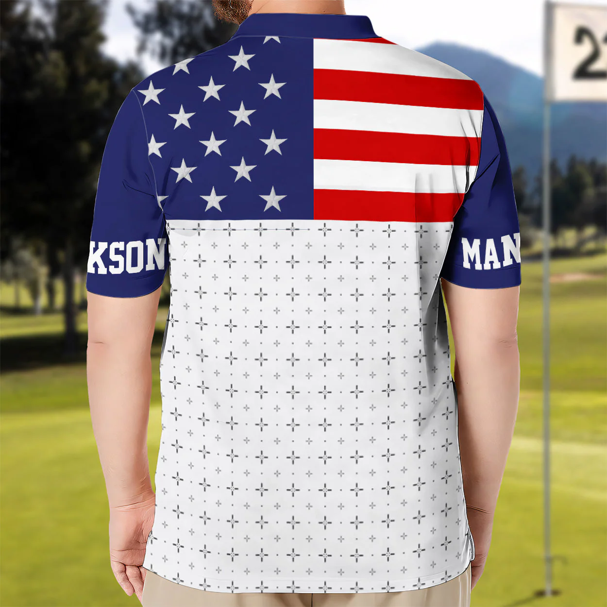 Man Of God - Personalized Polo Shirt - Gift for Him - Image 3