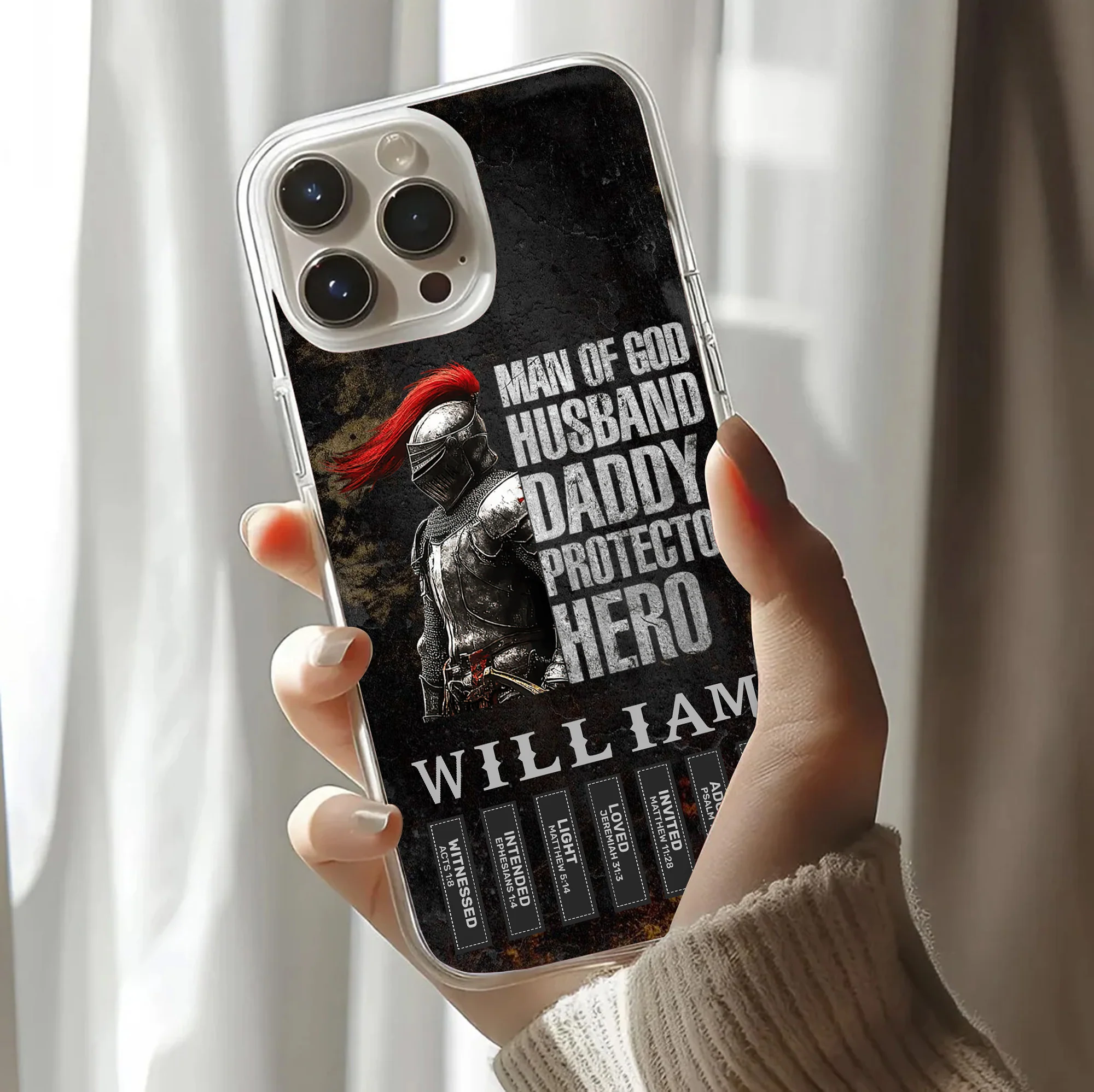 Man Of God Protector Hero - Personalized Phone Case TD118 - Image 3