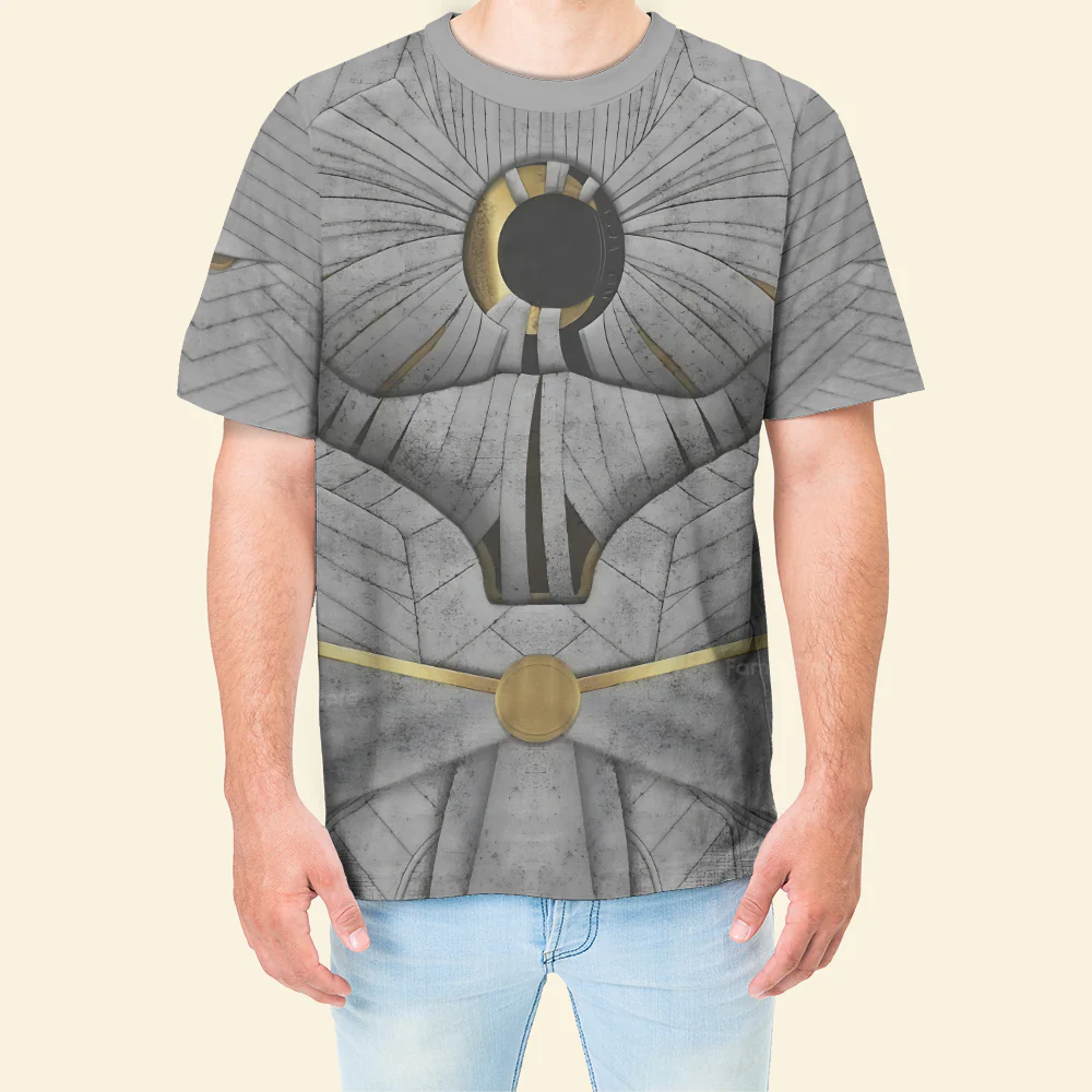 Marc Spector Moon Knight Costume T-Shirt For Men - Image 4