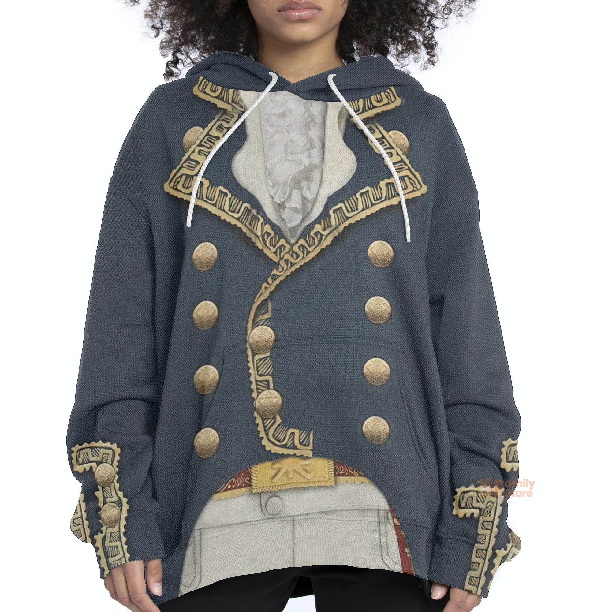 Marquis De Lafayette Hoodie For Men - Image 5