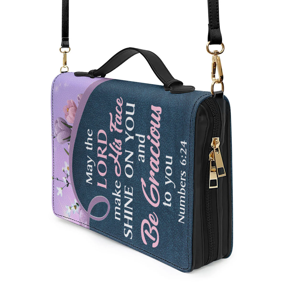 May The Lord Make His Face Shine On You And Be Gracious To You - Personalized Bible Covers - AT4080722 - Image 5