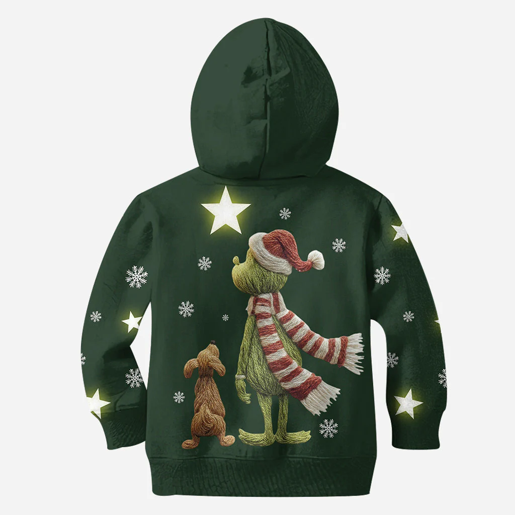 Merry Grinchmas - Personalized Hoodie and Leggings - Christmas Gift For Her HH01 - Image 9