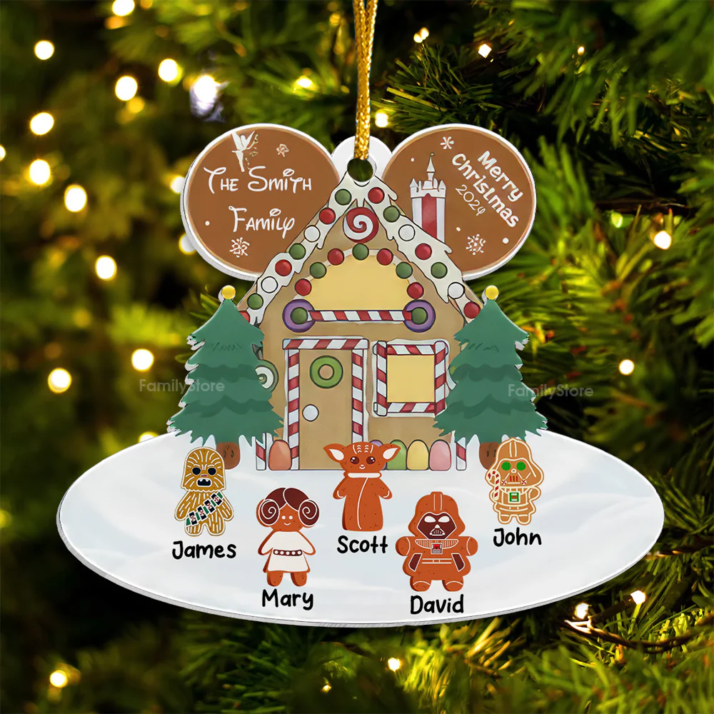 Merry Sithmas We Will Fight For Stwa - Personalized Acrylic Ornament - Christmas Gift For Family Members, Friends - NA94 - Image 4