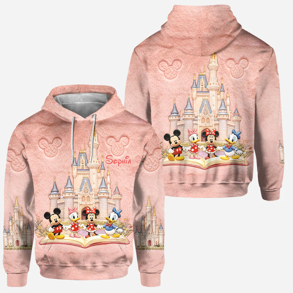 MkMo Magic Castle With Magic Mouse - Personalized Hoodie and Leggings - Gift For Her, Fan Movies HH01 - Image 2