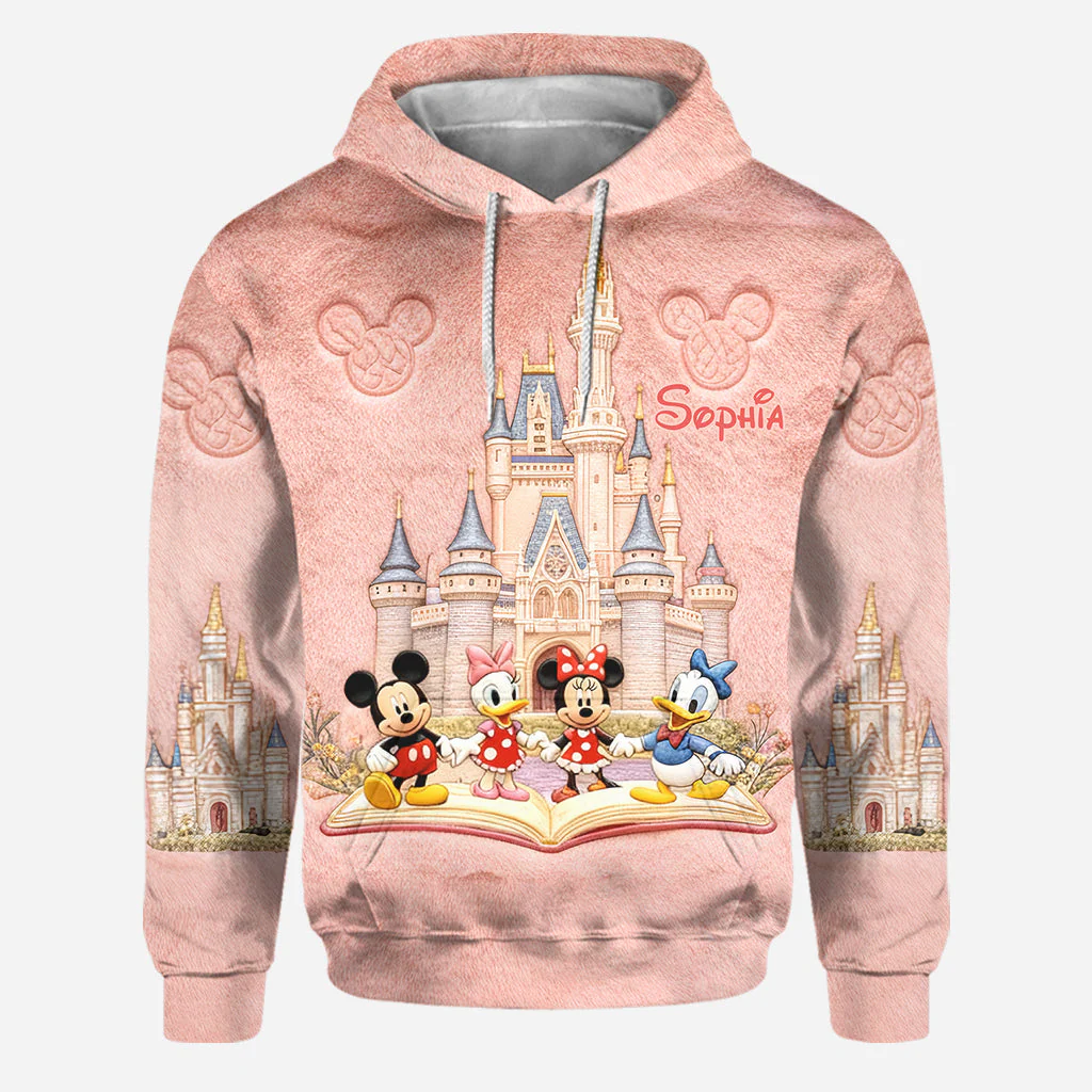 MkMo Magic Castle With Magic Mouse - Personalized Hoodie and Leggings - Gift For Her, Fan Movies HH01 - Image 6
