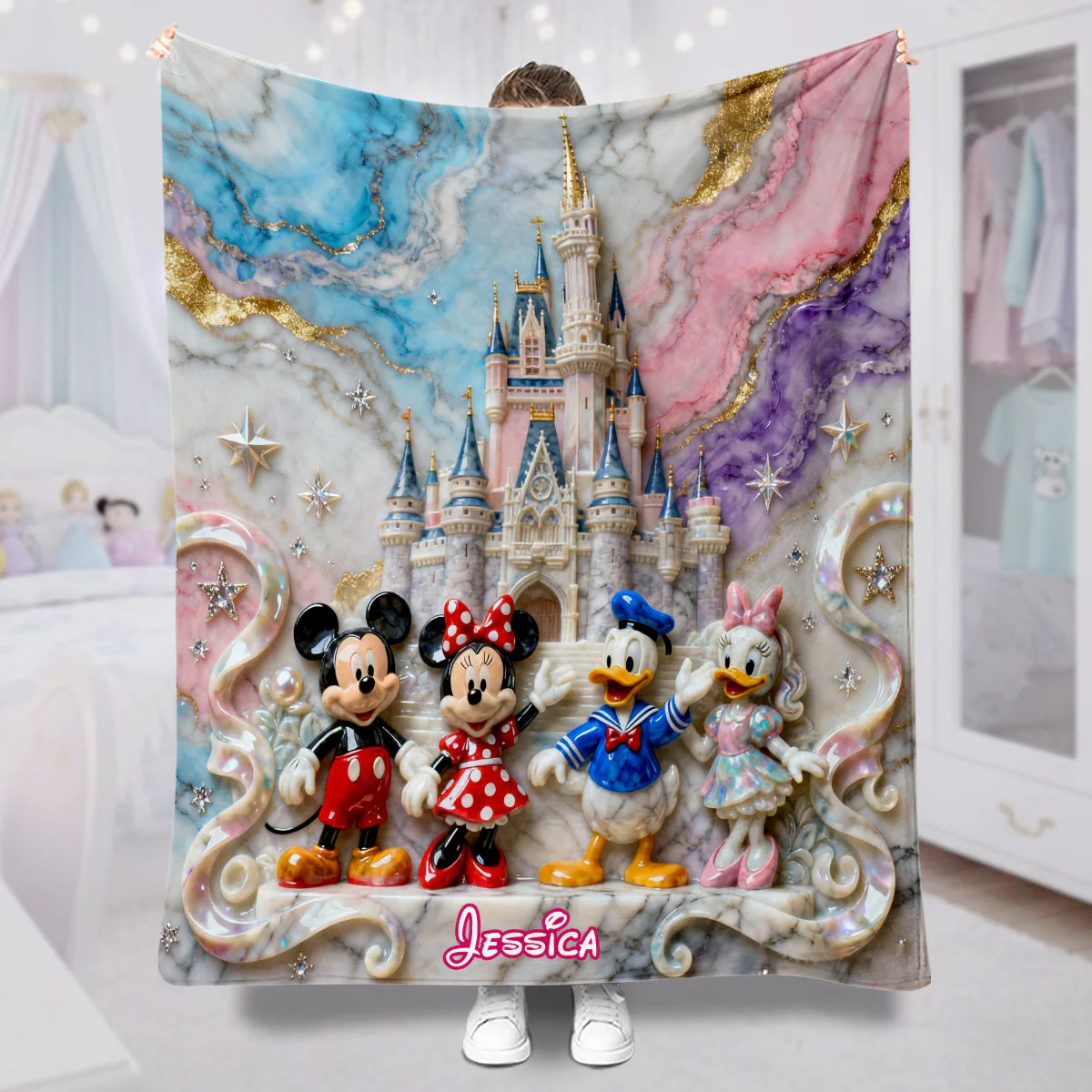 MkMo Magic Friends - Personalized Blanket - Christmas Gift For Fan Movies HH01