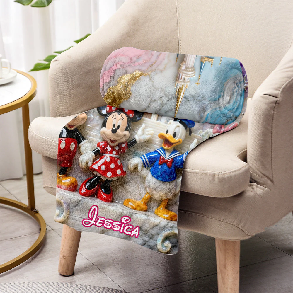 MkMo Magic Friends - Personalized Blanket - Christmas Gift For Fan Movies HH01 - Image 3