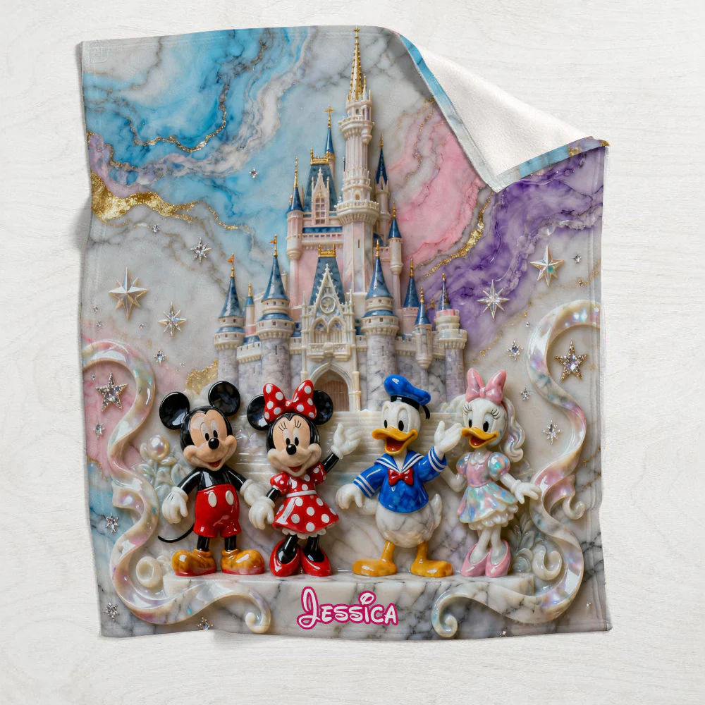 MkMo Magic Friends - Personalized Blanket - Christmas Gift For Fan Movies HH01 - Image 4