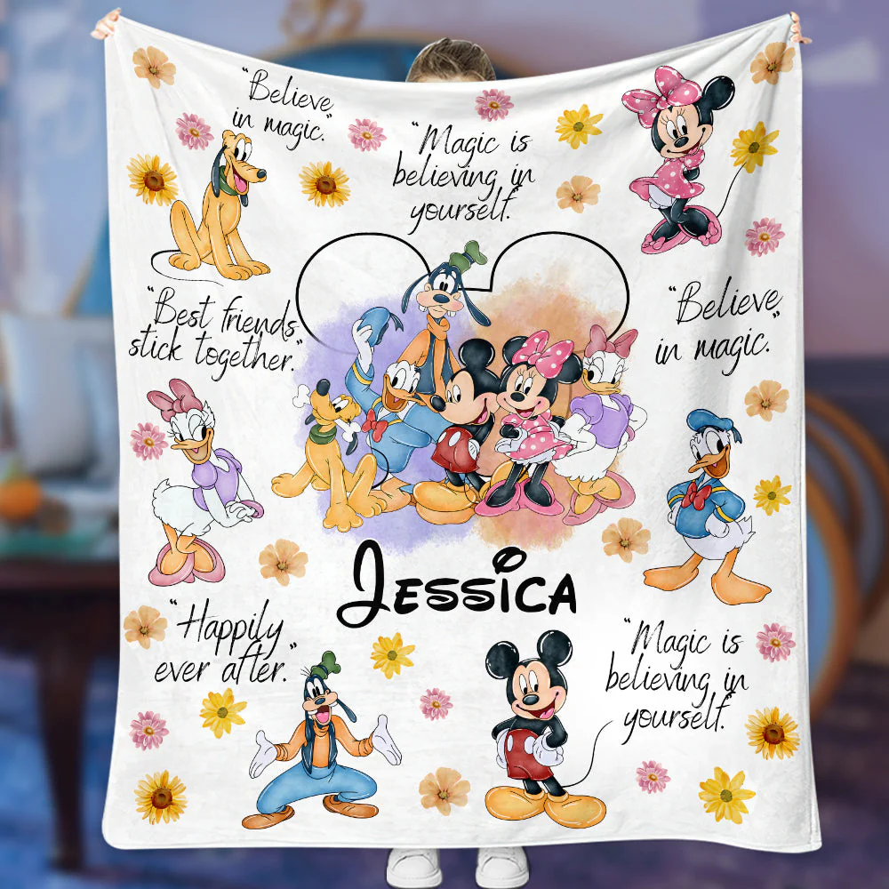 MkMo Magic Moments Are With You - Personalized Blanket - Gift For Fans, Gift For BFF, Besties NA94