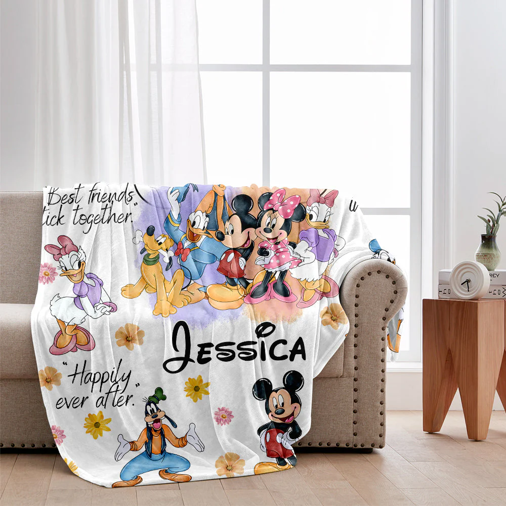 MkMo Magic Moments Are With You - Personalized Blanket - Gift For Fans, Gift For BFF, Besties NA94 - Image 2