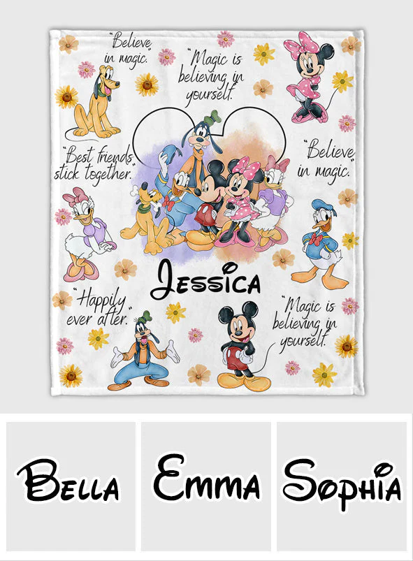 MkMo Magic Moments Are With You - Personalized Blanket - Gift For Fans, Gift For BFF, Besties NA94 - Image 5