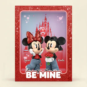 MkMo Magic Mouse Be Mine - Personalized Acrylic Plaque - Gift For Couple, Fan Movies HH01 - Image 11