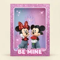 MkMo Magic Mouse Be Mine - Personalized Acrylic Plaque - Gift For Couple, Fan Movies HH01 - Image 4