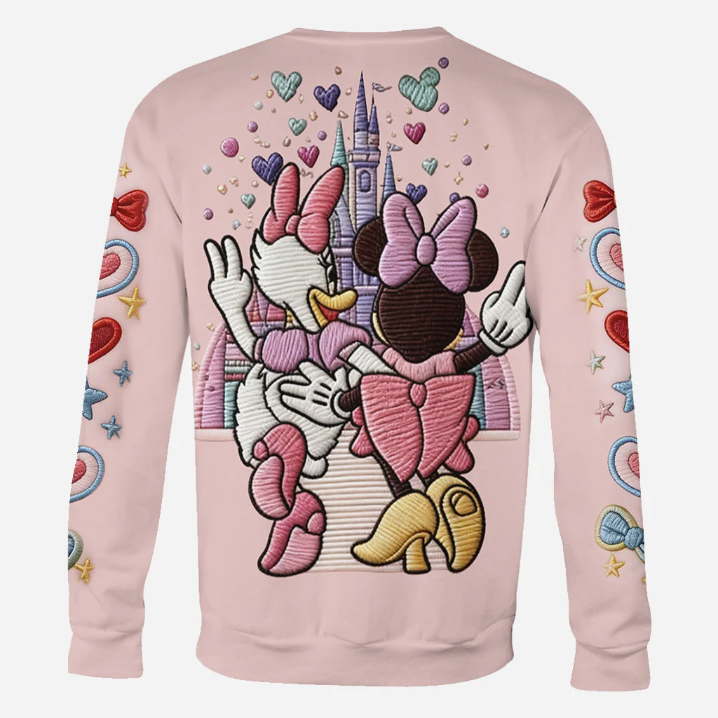 MkMo Magic Mouse Besties Forever - Personalized All Over Shirt - Gift For Her, Movie Fans NL122 - Image 10