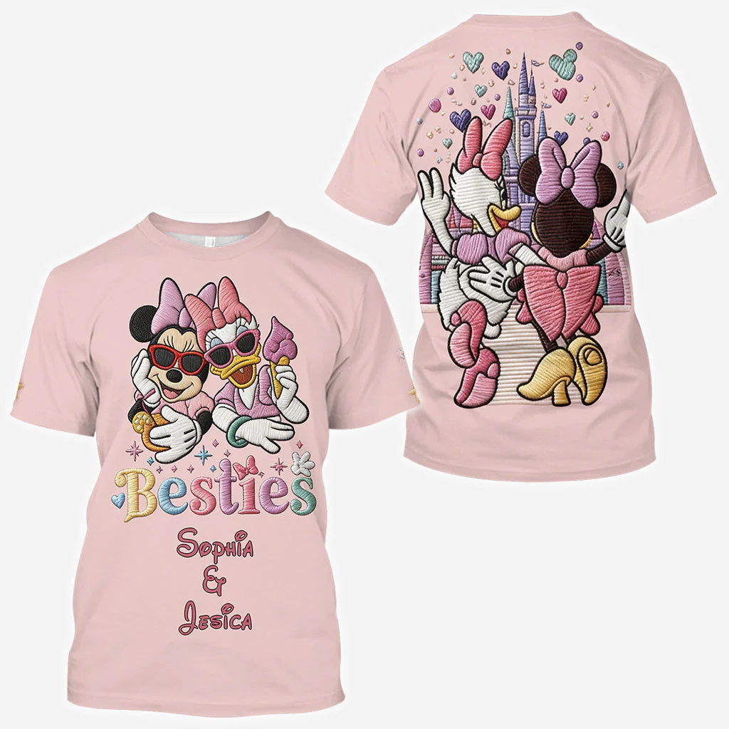 MkMo Magic Mouse Besties Forever - Personalized All Over Shirt - Gift For Her, Movie Fans NL122 - Image 11