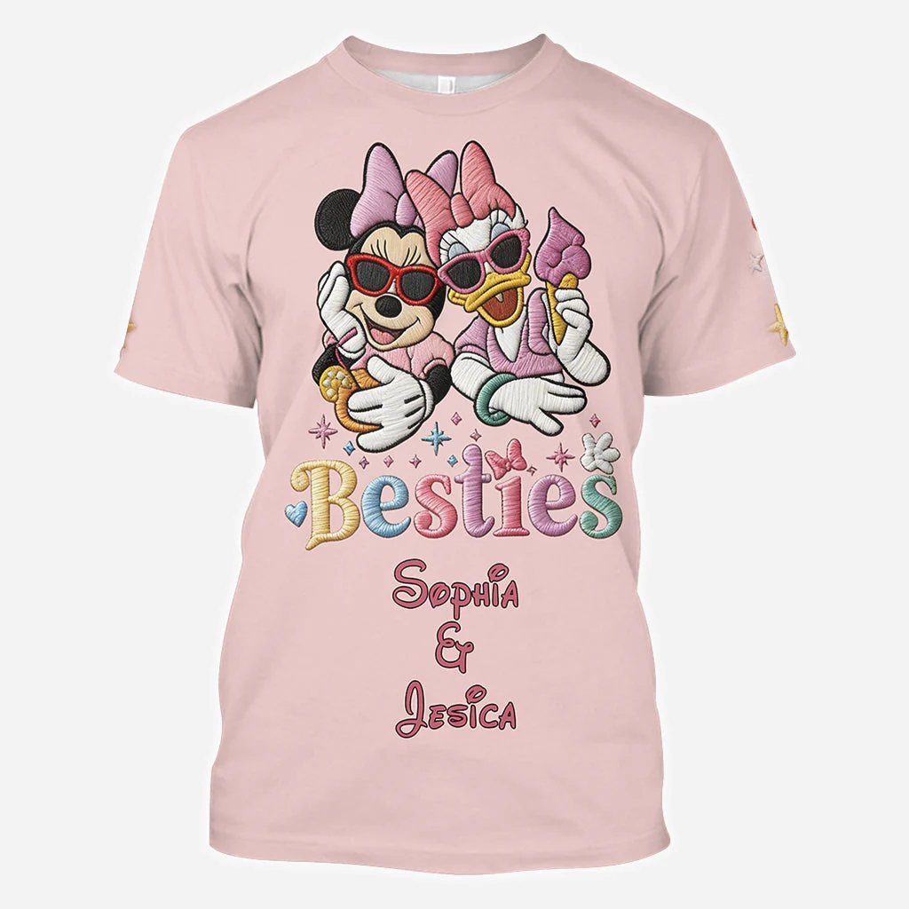 MkMo Magic Mouse Besties Forever - Personalized All Over Shirt - Gift For Her, Movie Fans NL122 - Image 12