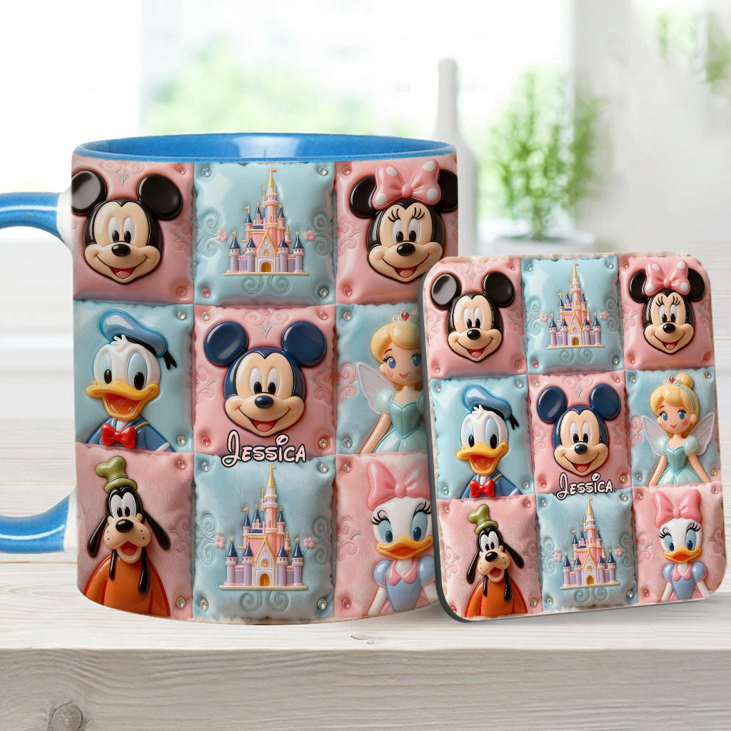 MkMo Magic Mouse Castle With Friends - Personalized Accent Mug - Gift For Movie Fans, Daughters, Family NL122 - Image 11