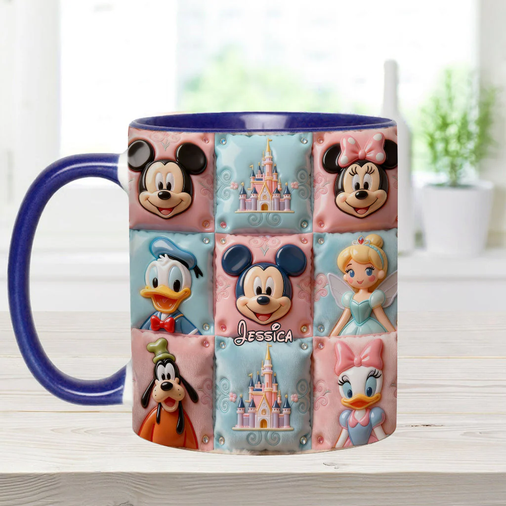 MkMo Magic Mouse Castle With Friends - Personalized Accent Mug - Gift For Movie Fans, Daughters, Family NL122 - Image 14